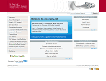 Tablet Screenshot of entsurgery.net
